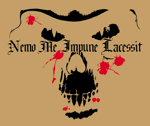 T-Shirt "Nemo Me Impune Lacessit - Skull"