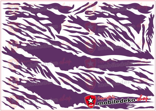 Tiger Stripe 040 violett