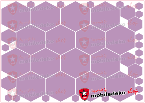 Hexagon 042 flieder "groß"