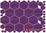 Hexagon 040 violett "groß"