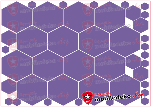 Hexagon 043 lavendel "groß"