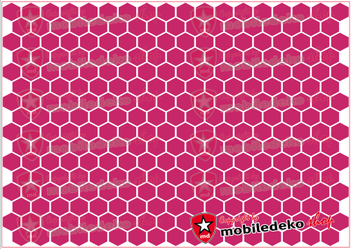 Hexagon 041 pink "klein"