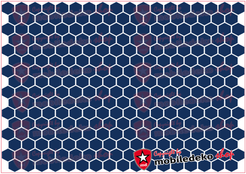Hexagon 050 dunkelblau "klein"