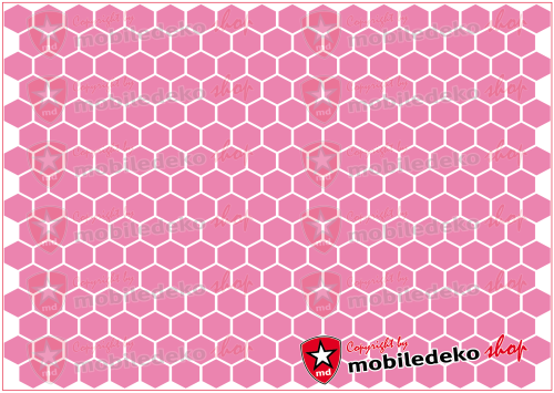 Hexagon 045 hellrosa "klein"