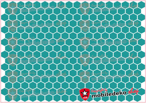 Hexagon 054 türkis "klein"