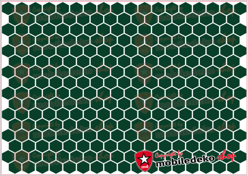Hexagon 060 dunkelgrün "klein"