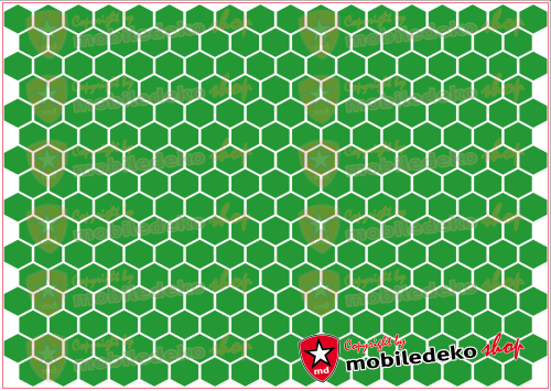Hexagon 064 gelbgrün "klein"