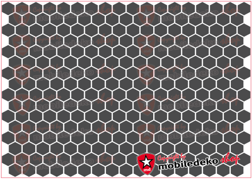 Hexagon 073 dunkelgrau "klein"