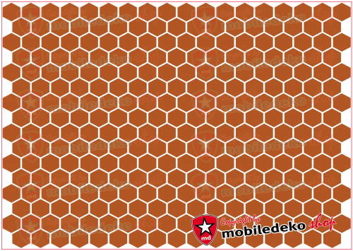 Hexagon 083 haselnussbraun "klein"