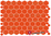Hexagon 034 orange "mittel"