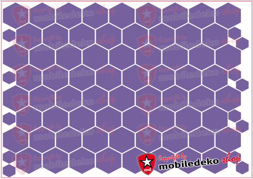 Hexagon 043 lavendel "mittel"