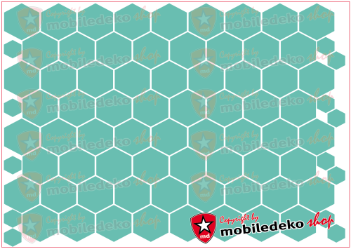 Hexagon 055 mint "mittel"