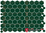 Hexagon 060 dunkelgrün "mittel"
