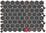 Hexagon 073 dunkelgrau "mittel"