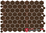 Hexagon 080 braun "mittel"