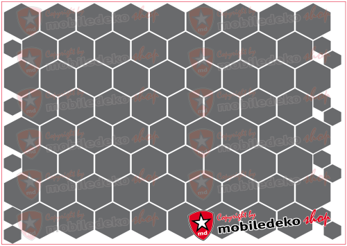 Hexagon 090 silber "mittel"