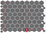 Hexagon 090 silber "mittel"